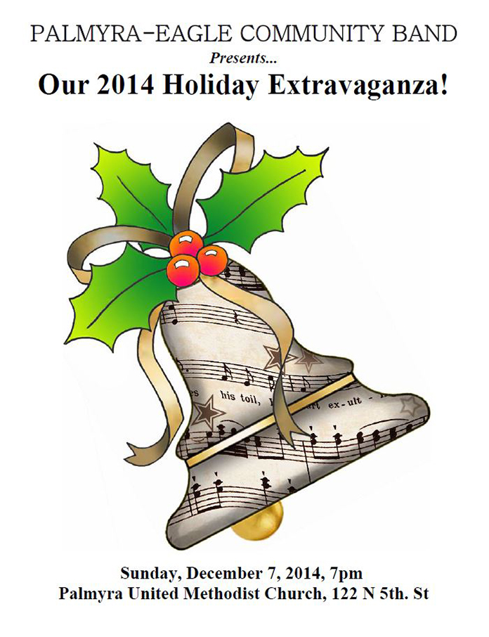 Program From Palmyra-Eagle Community Band Concert December 7, 2014